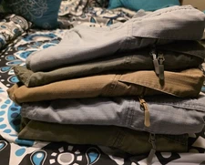 5 Pair Tacvasen Mens Outdoor Pants Casual Cargo Tactical Hiking Ripstop Trouser