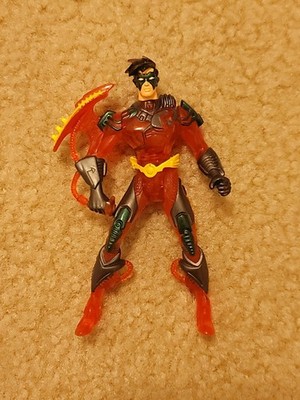 Hasbro 1999 Batman Beyond Batlink Firewall Robin Action Figure DC Comics - 