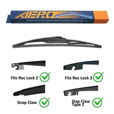 AERO Roc Lock 2 / 3 Snap Claw 10" 11" 12" 13" 14" 15" 16" Beam Rear Wiper Blade