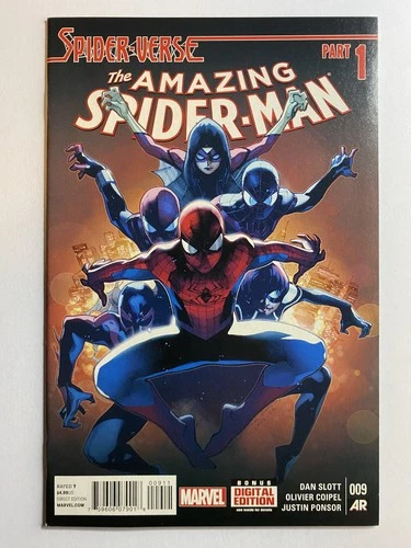 Amazing Spider-Man #9 | NM- | 2ND Spider-Gwen App. | Spider-Verse pt 1 | Marvel