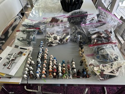 LEGO Star Wars Clone Wars Sets Lot Huge Collection 501st Complete Read Desc