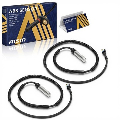 AISIN Qty(2) Front ABS Wheel Speed Sensor for Chevrolet GMC T6500 2003-2009