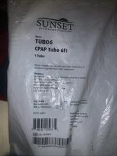 Sunset Healthcare Solutions Tub06 CPAP Tube 6 Feet 1 Tube New In Package