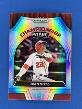 2022 Panini Prizm - Championship Stage Juan Soto #CS-7 Silver Prizm