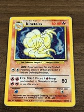 holographic ninetales card Ninetales 012/102 Base Set Holo for sale online