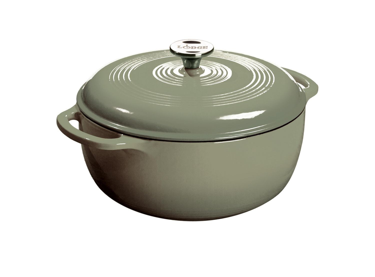 Lodge EC6D50 Enamel Dutch Oven, 6Qt, Sage