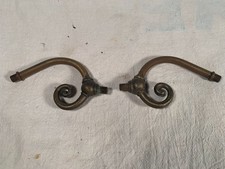 Juego De Colección De 2 Brazos De Accesorio Eléctrico Curvos De Latón con Brazos 4 Y 3/4" De Largo