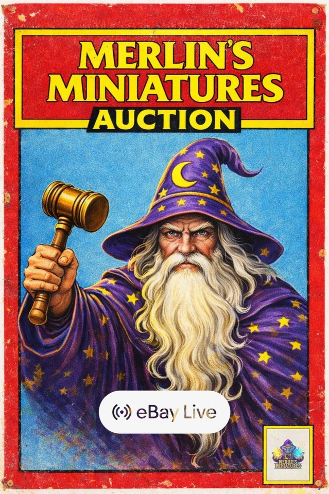 Merlin’s Miniatures Warhammer Auction – Some £1 Starts! Grab a Bargain.