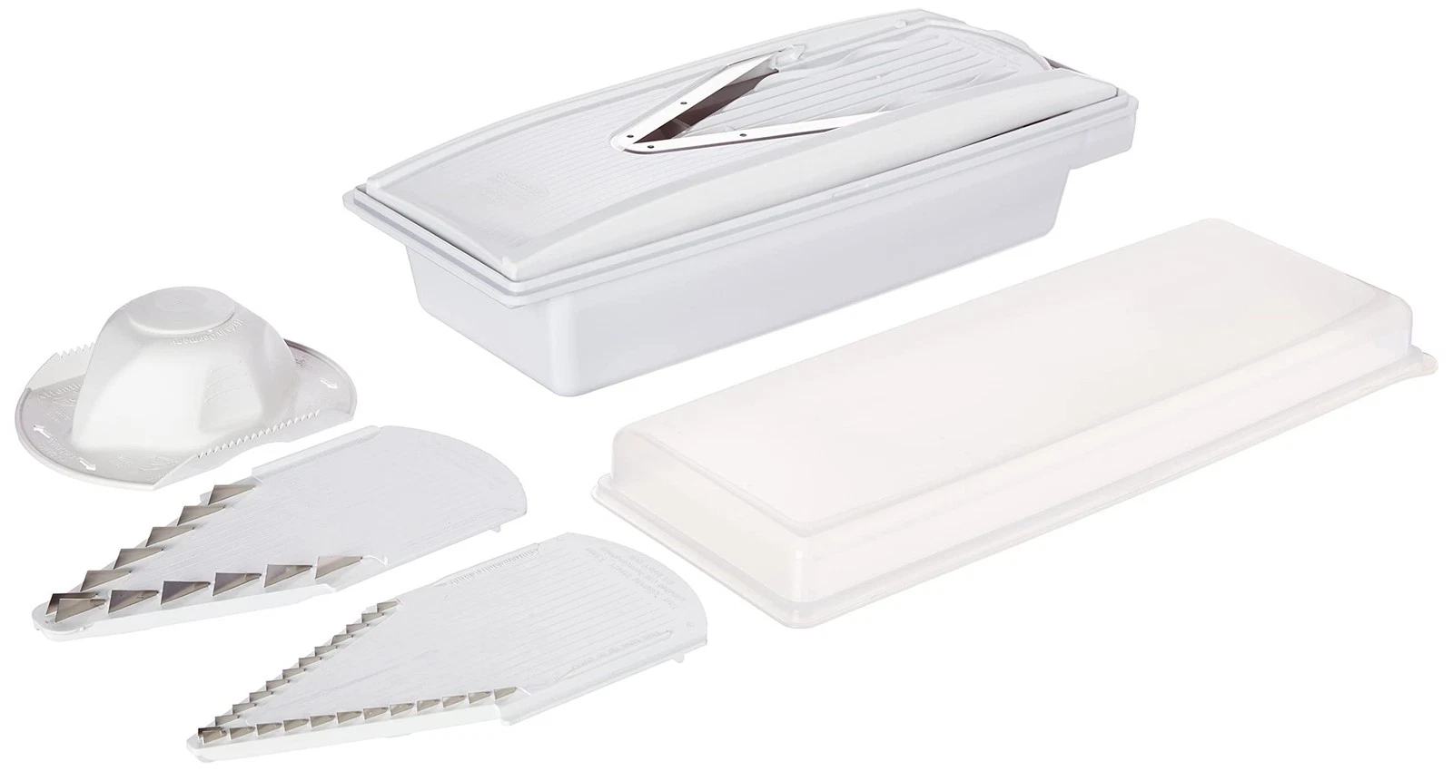 Swissmar V-Prep™ Mandoline Slicer – Versatile Kitchen Slicer for Julienne, Sh...