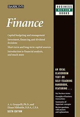 Finance (Barron's Business Review) (..., Ehsan Nikbakht