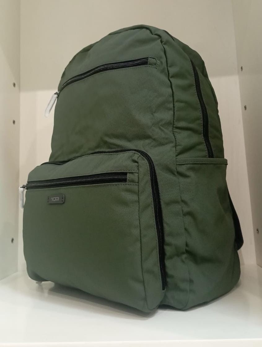 Tumi Unisex Packable Travel Backpack Green/Black 142601-1388 for