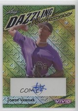 2023 Leaf Vivid Dazzling Performers Green Mojo 4/4 Jordy Vargas Auto 03j5