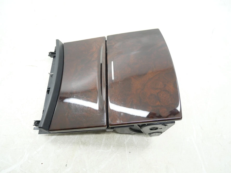 Consola central delantera usada portavasos almacenamiento madera 2007-2013 Mercedes S550 OEM Foto 2 de 4