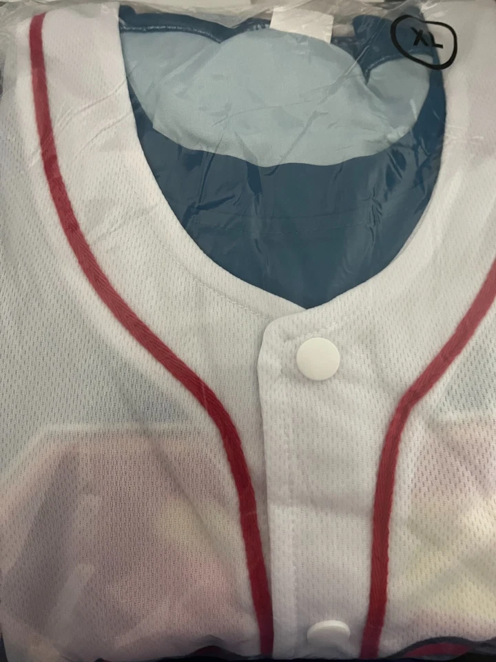 2025 Official BOSTON RED SOX SUPERMAN JERSEY Size XL SPECIAL TICKET SGA 6/30/25 - Image 2 of 3