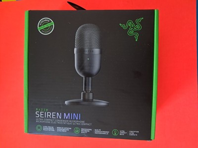 NEW Razer Seiren Mini USB Condenser Microphone: for Streaming and Gaming - Black