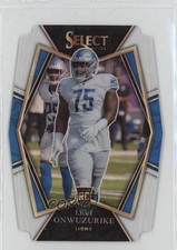 2021 Panini Select Premier Level White Prizm Die-Cut 84/99 Levi Onwuzurike 16ze