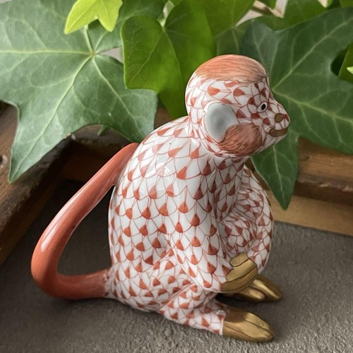 HEREND Zodiac Figurine Monkey Year Collectible Art Piece - Picture 4 of 6