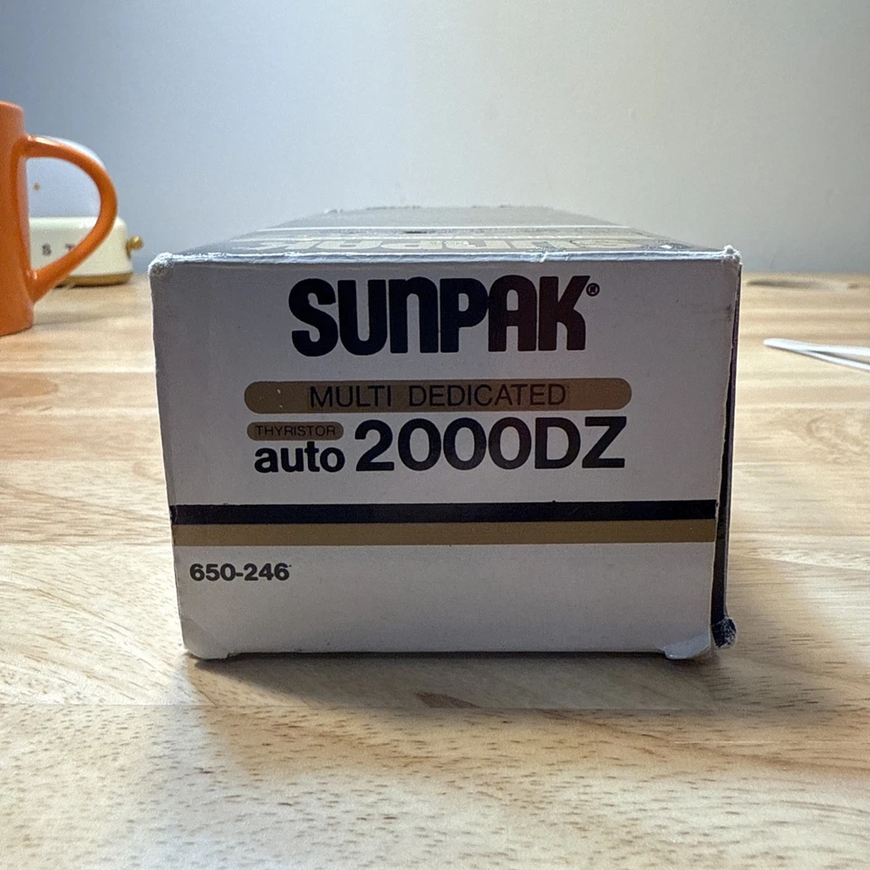 New Sunpak Multi Dedicated Auto 2000DZ Thyristor Flash NIB Vintage Camera Parts - Image 4 of 4