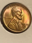 1939-S Lincoln Wheat Penny Cent ~ BU RD Nice Color
