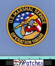 US MARSHAL OPERATION HAGAR WASHINGTON DC Police Shoulder Patch NORSE VIKING 5E