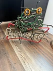vintage neon budweiser frogs sign