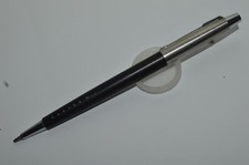PARKER De Luxe Liquid Lead Pencil Feather Clip 1950s Black Barrel Made In USA