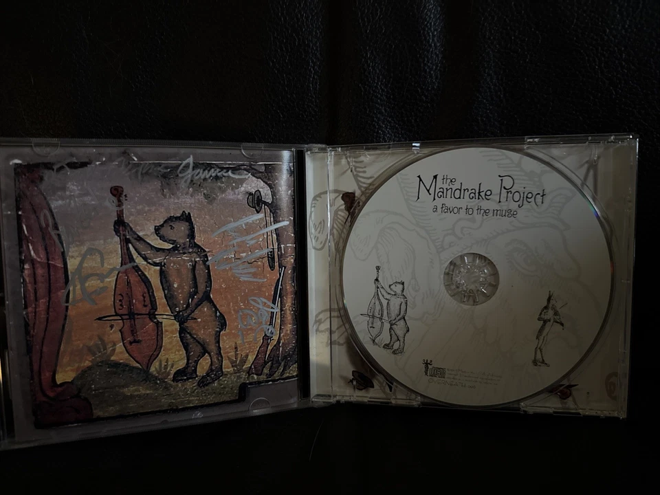 AUTOGRAPHED Mandrake Project - "A Favor To The Muse" (CD, 2006, VG+) Foto 2 de 2