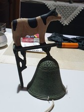 Campana con mucca  Da portone  Vintage Campanello
