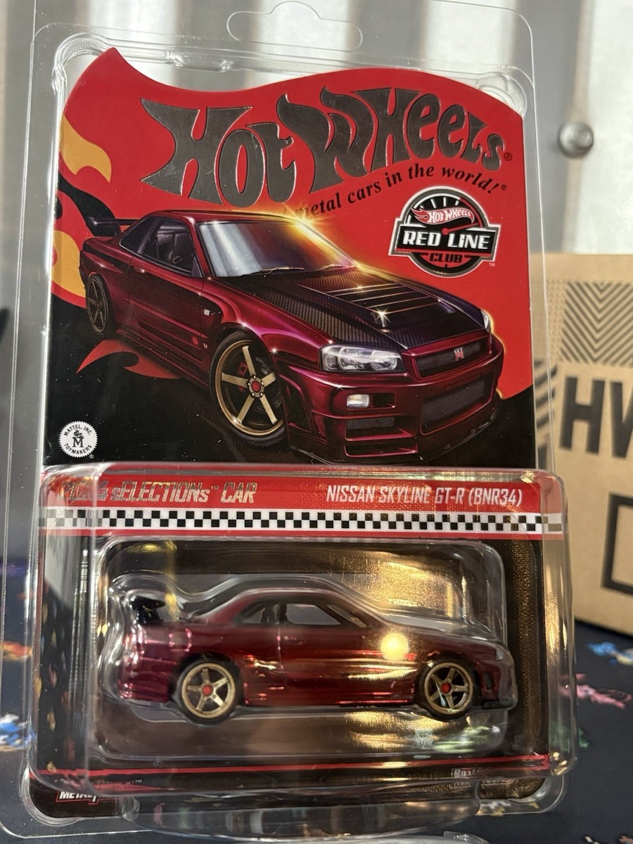 HW RLC 2024 セレクションカー BNR34 GT-R レッドライン RLC Exclusive Nissan Skyline GT-R BNR34 2024 | Mattel Creations