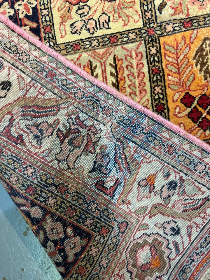 Alfombra Sarough 6'11 x 4'4 - Alfombra persa semiantigua, elegancia tejida a mano Foto 4 de 4