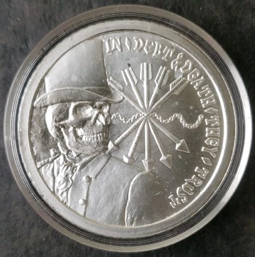 2012 Silver Bullet Silver Shield 1oz Silver Bankster Round in a Capsule