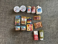 Zuru Mini Brands Mix Of Food Condiments Drinks Lunchable Cool Whip Bacon