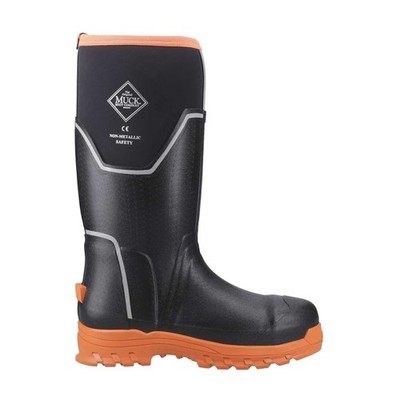 Muck Boots GRIT S5 Damen schwarz hoch Sicherheit Composite Zehen-/Zwischensohle Gummistiefel