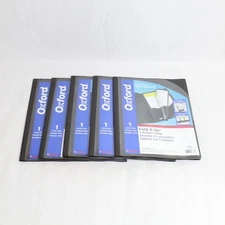 Lot of 5 Oxford Fold It Up 5 Pocket Folders Letter Size 400 Sheets Capacity