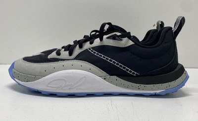 Li-Ning Way of Wade 808 2 Ultra Black/grey/light Blue Solid Shoe Men 12.5