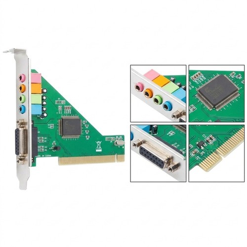 For PCI Interface Sound Card 4.1 Audio CMIFor 8738 Chip for PC ...
