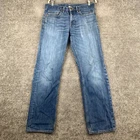 Banana Republic Straight Denim Jeans Men's 31 X 32 Blue Medium Wash 5-Pocket