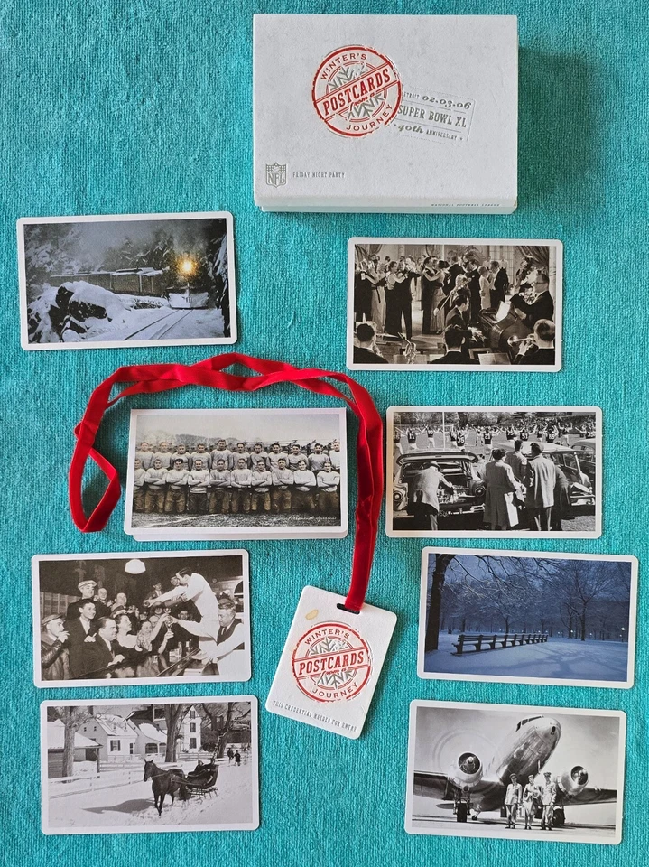 SUPER BOWL XL (40) VIERNES POR LA NOCHE "FIESTA DE LOS COMISIONADOS" PAQUETE DE BOLETOS - NFL - SIN USAR Foto 3 de 4