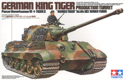 TAMIYA 35164 1:35 German King Tiger 'Production Turret' Sd.Kfz.182 Mod