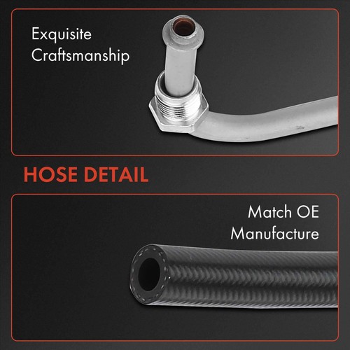 2x Power Steering Pressure & Return Hose for Dodge Ram 1500 2500 3500 5.2L 5.9L - Picture 6 of 8