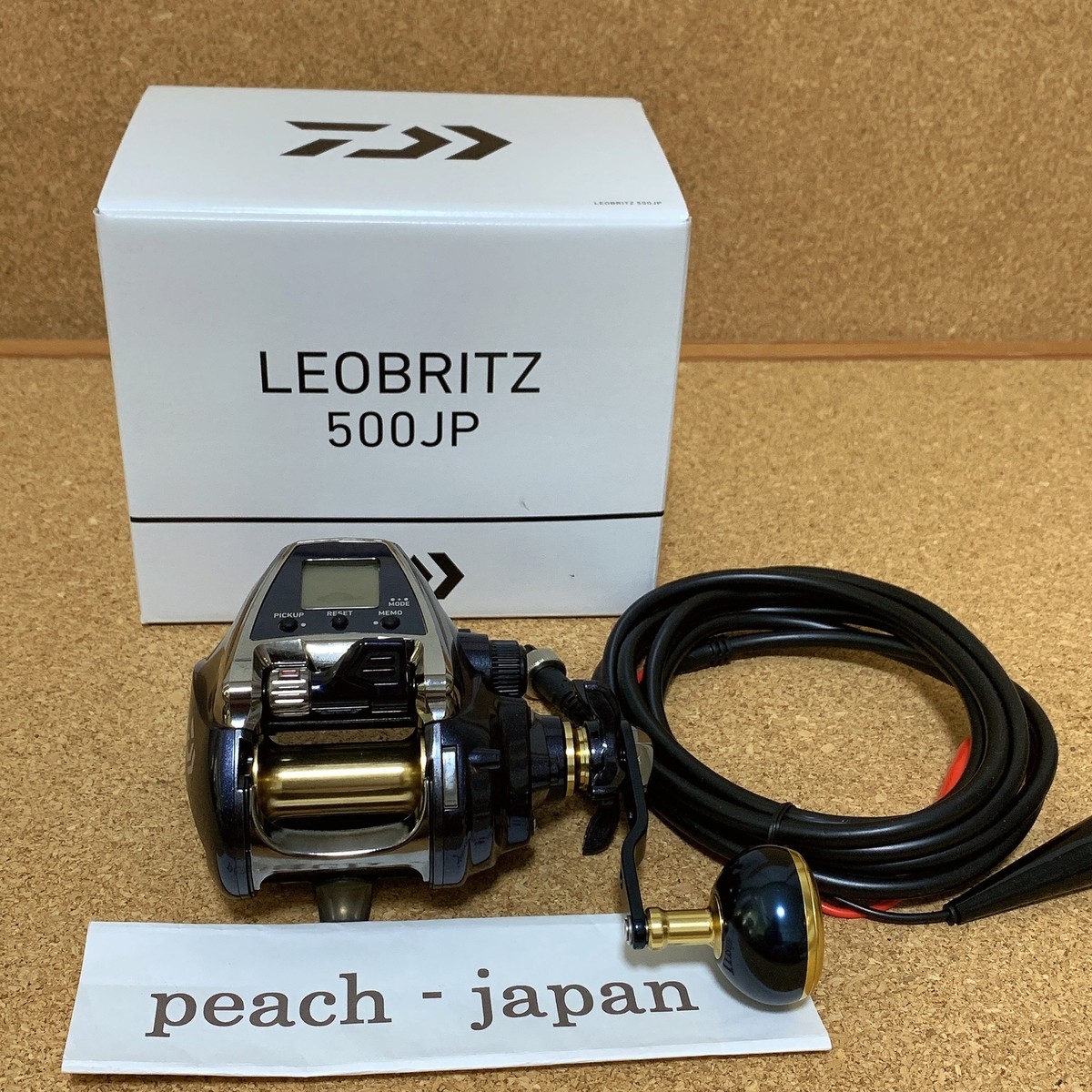 DAIWA LEOBRITZ 500JP Electric Reel English display support