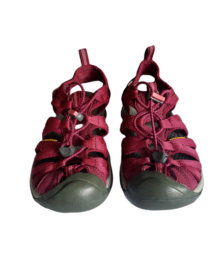 Keen Whisper Waterproof Burgundy Sport Hiking Sandals Shoes Women’s Size 7 - Picture 4 of 10