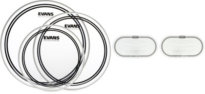Evans ETP-EC2SCLR-F + Evans EQPC2 Value Bundle