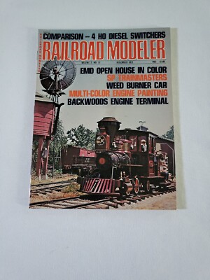 1972 December, Railroad Modeler Magazine, Weed Burner Car, (MH599)