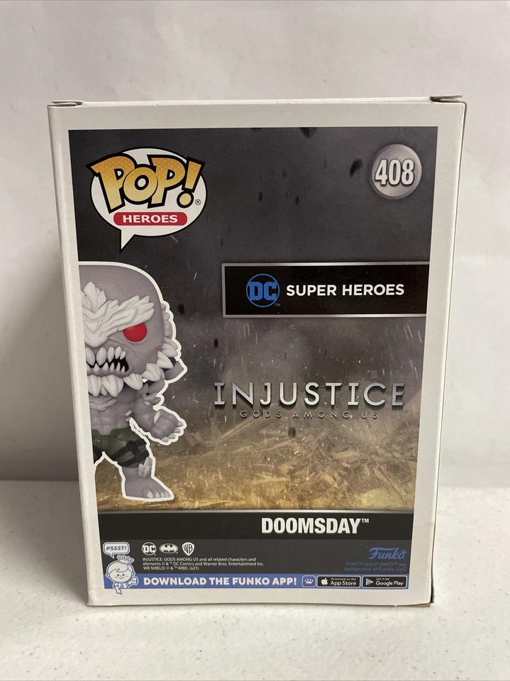 Funko POP #408 Injustice Gods Among Us DOOMSDAY Walgreens 限定全新 Dmgd 盒子 — 第 2/4 张图片