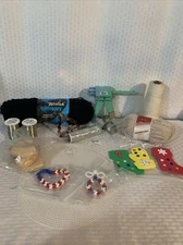 Lot Of Misc. Craft Items Some Finished Some New Some Used