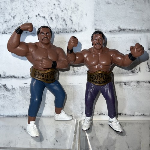 Galoob Butch Reed & Ron Simmons With Belts WCW...