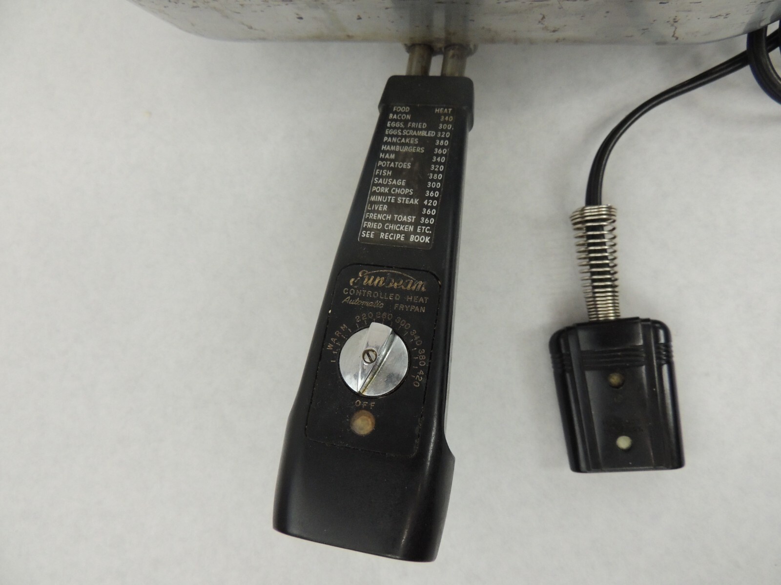 VINTAGE SUNBEAM ELECTRIC FRY PAN, FP12B eBay