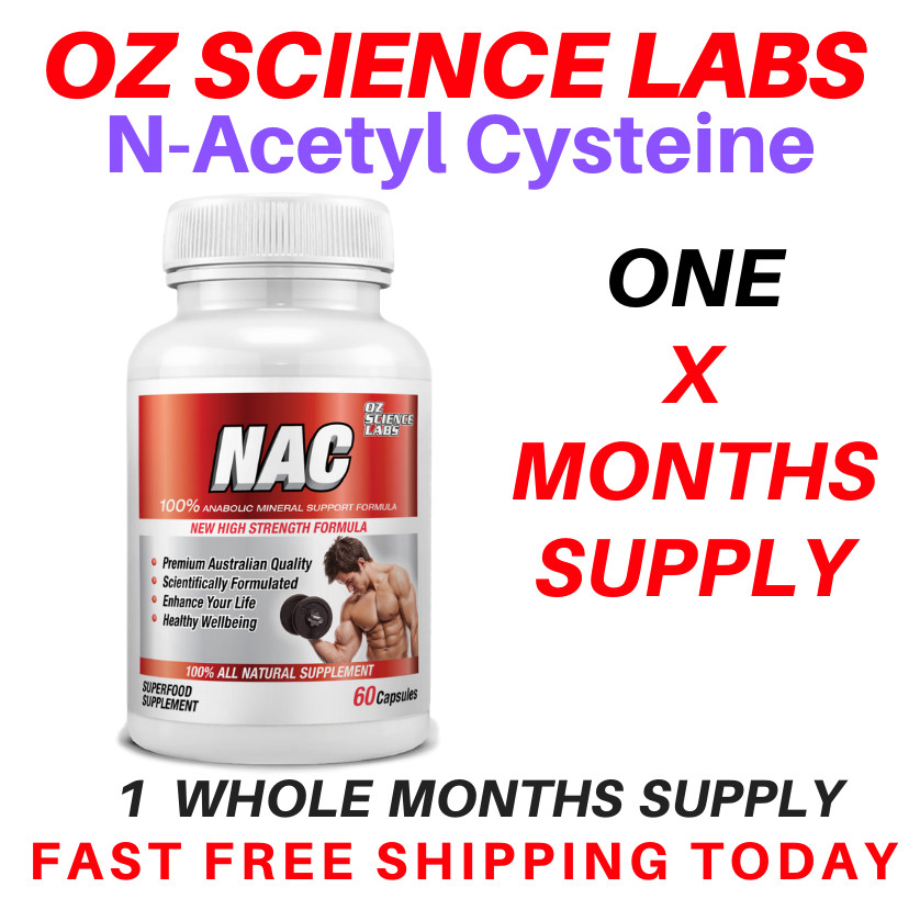 NAC N-Acetyl Cysteine  Capsules | Glutathione | Antioxidant | Amino