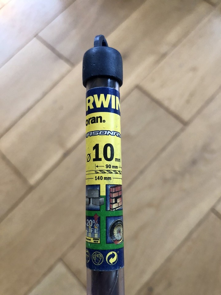 IRWIN JORAN MASONRY DRILL BIT Size 10mm 140mm AwL NEW eBay